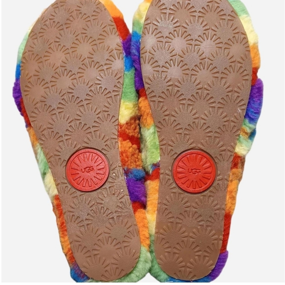 Ugg Rainbow Fluff Yeah Platform Slides - image 7